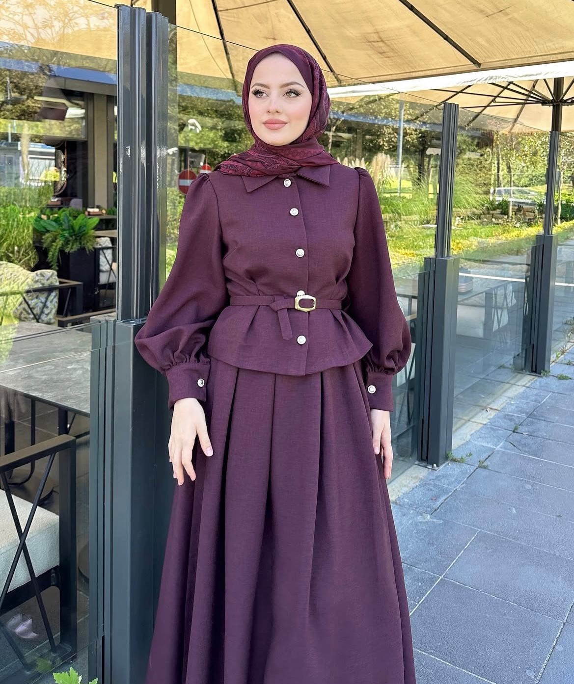 Ensemble Autumn Bordeau – Image 3